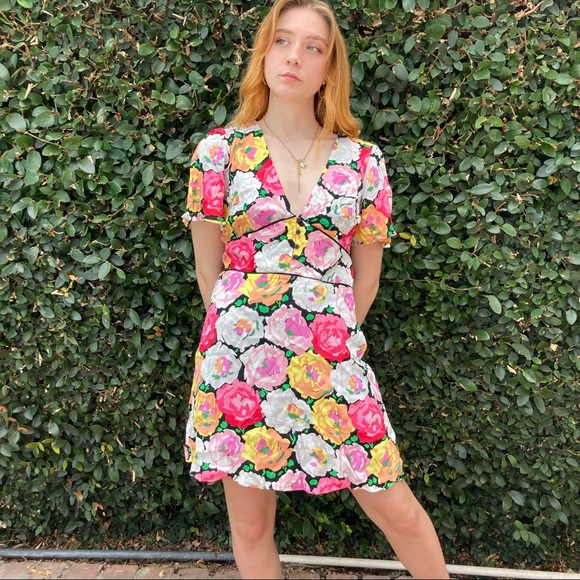 Zara floral mini dress - Picture 2 of 6